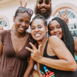Cane Bay Partners volunteers distribute several thousand pounds of food, hundreds of LUCI solar lights and 6 pallets of water donated by St. Croix Foundation at Zion Christian Academy on Saturday, Nov. 11. Photo credit: Nicole Canegata http://nicolecanegata.com/