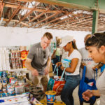 750 individuals and families received overflowing bags of food from Cane Bay Cares ahead of the Thanksgiving holiday Tuesday, Nov. 21 at Foundation Ministries. Photo credit: Nicole Canegata http://nicolecanegata.com/
