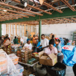 750 individuals and families received overflowing bags of food from Cane Bay Cares ahead of the Thanksgiving holiday Tuesday, Nov. 21 at Foundation Ministries. Photo credit: Nicole Canegata http://nicolecanegata.com/