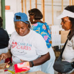 750 individuals and families received overflowing bags of food from Cane Bay Cares ahead of the Thanksgiving holiday Tuesday, Nov. 21 at Foundation Ministries. Photo credit: Nicole Canegata http://nicolecanegata.com/