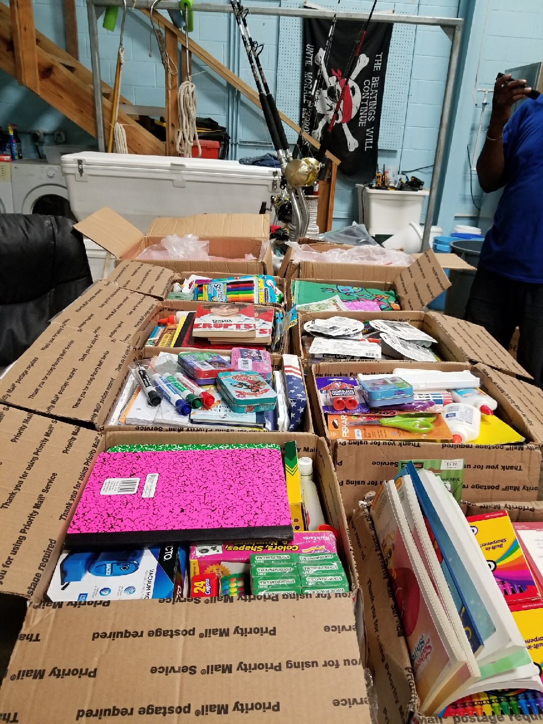 School donation helps students impacted by hurricanes