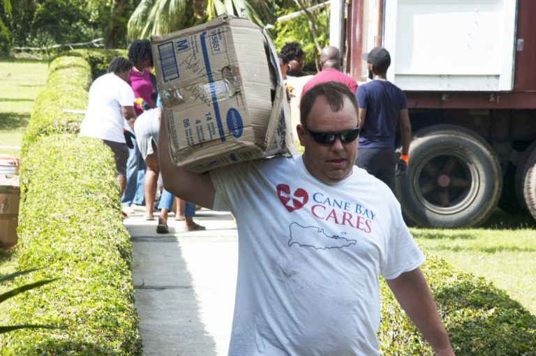 Kirk Chewning and the Cane Bay Cares Initiative on St. Croix