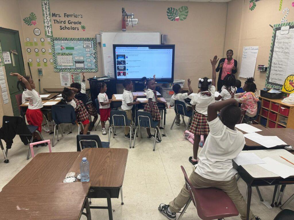 "Sound Garden" students name their favorite instruments.